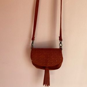 Dark Red Purse with Detachable Straps